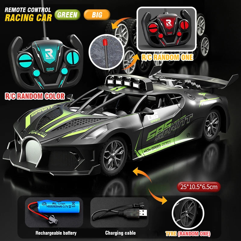 1/18 RC High-Speed Drift Sport Car – Remote Control Racing Vehicle