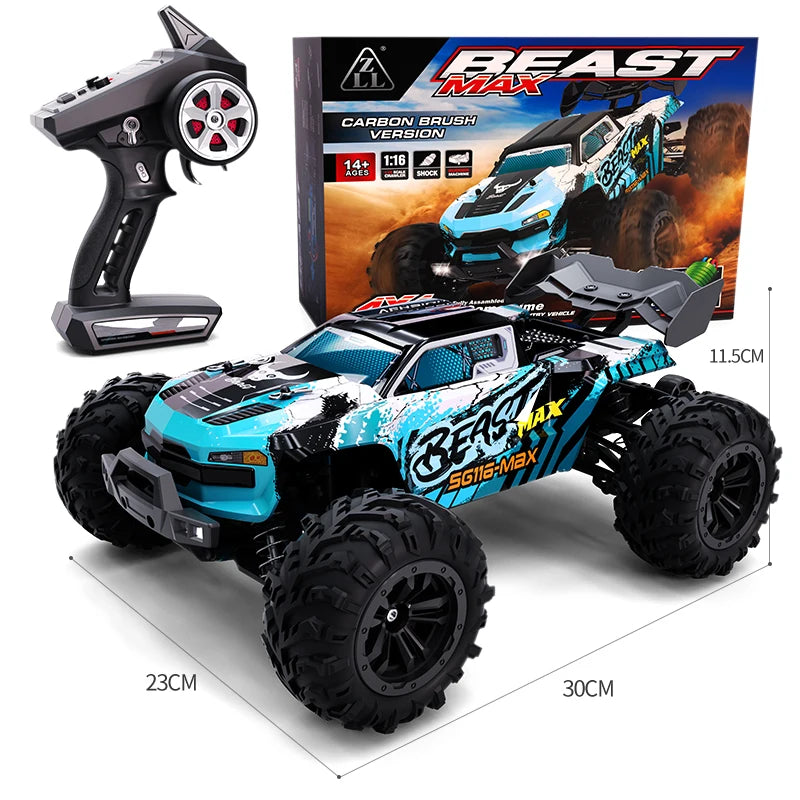 SG116MAX & SG116PRO 1:16 High-Speed RC Cars – Brushless 4WD Off-Road Drift Racing