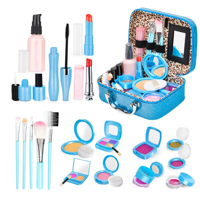 Kids Pretend Makeup & Cosmetics Play Set – Educational Fun for Girls