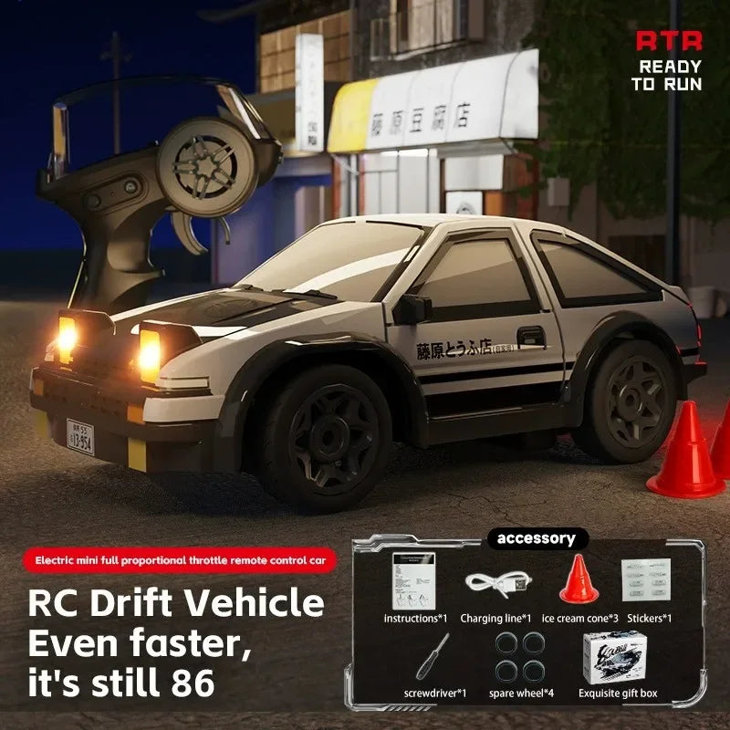 1:64 Mini RC Drift Car – Desktop High-Speed Racing Car 2.4G