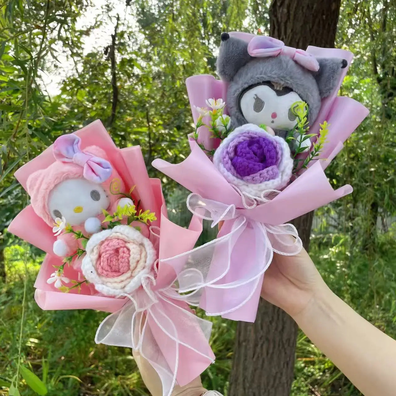 Kawaii Hello Kitty Plush Doll Bouquet – Creative Gift for Any Occasion
