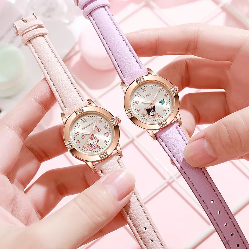 Cute Cartoon Rose Gold Quartz Watch