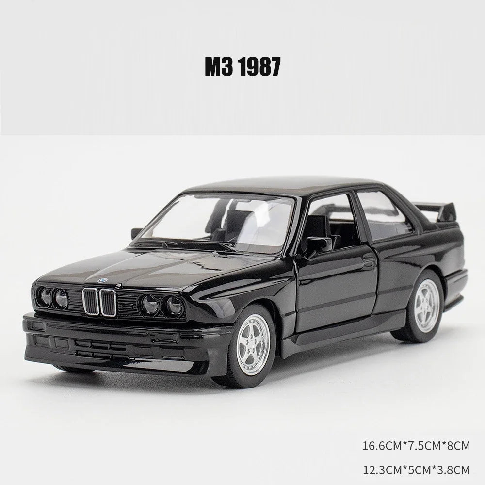1:36 M3 1987 Diecast Alloy Car – Pull Back Sports Car Model Toy