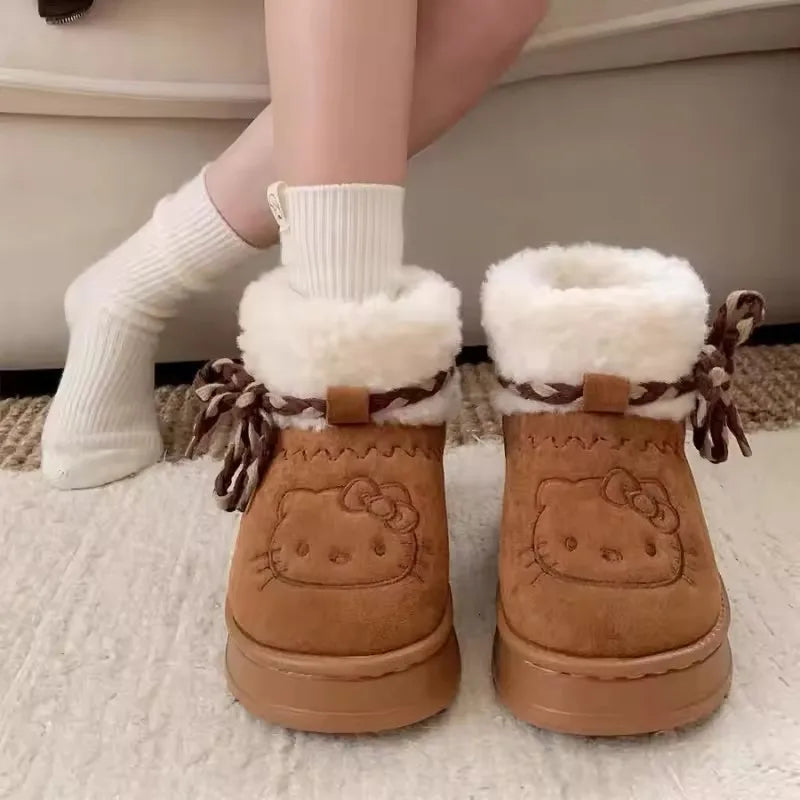 Hello Kitty Cozy Winter Snow Boots