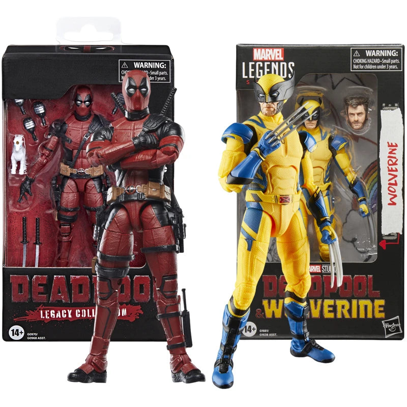Deadpool & Wolverine PVC Action Figure Set – X-Men Joint Movable Models 16cm