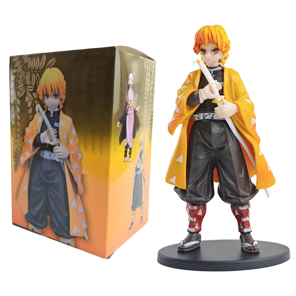 Demon Slayer Kimetsu no Yaiba PVC Action Figure Set – Tanjirou, Zenitsu & Nezuko