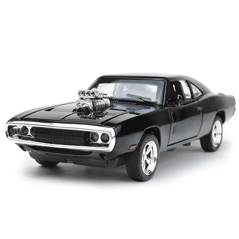 1:32 Dodge Charger 1970 Diecast Model Car – Pull Back Alloy Sports Car Toy