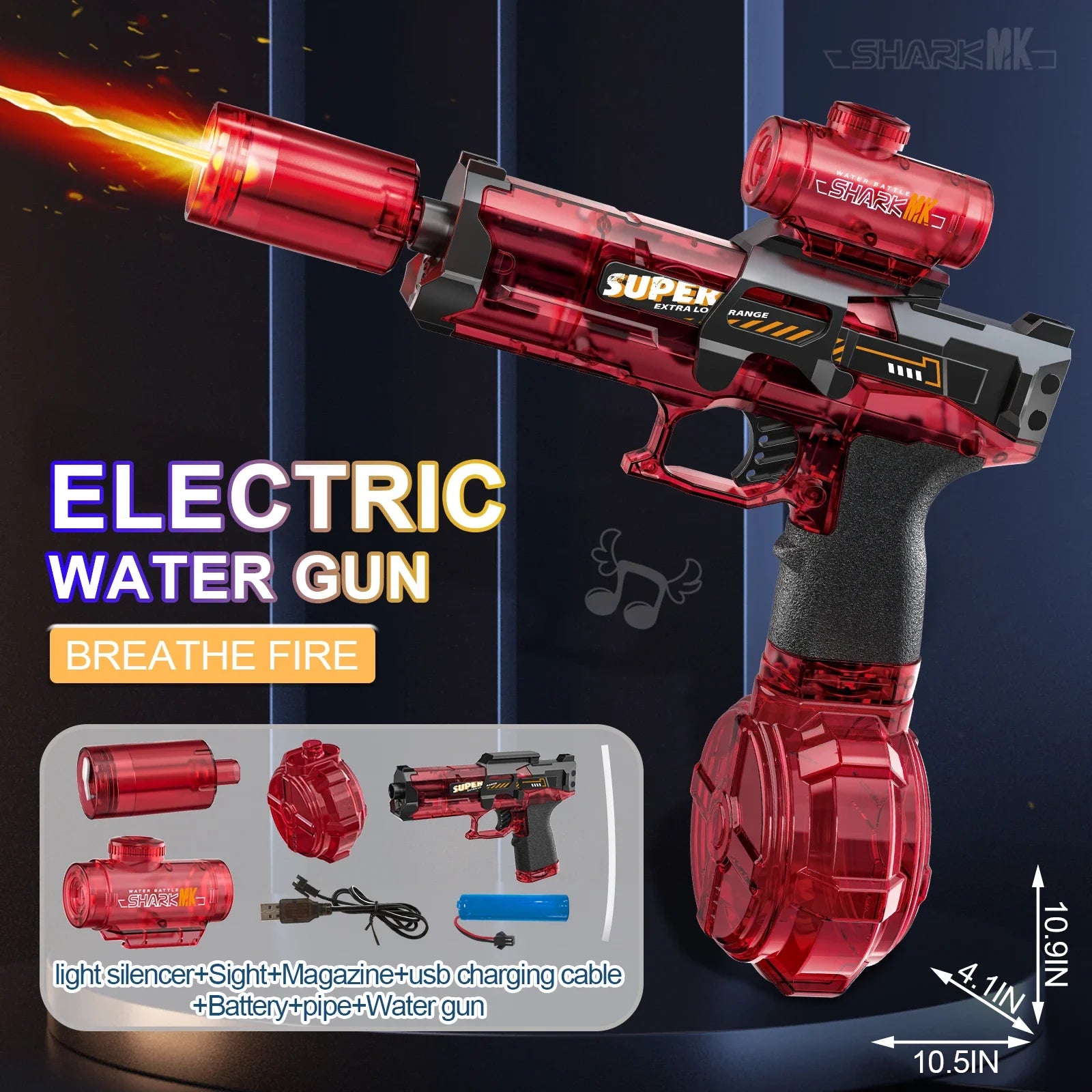 LED Electric Water Blaster – Light-Up Summer Action