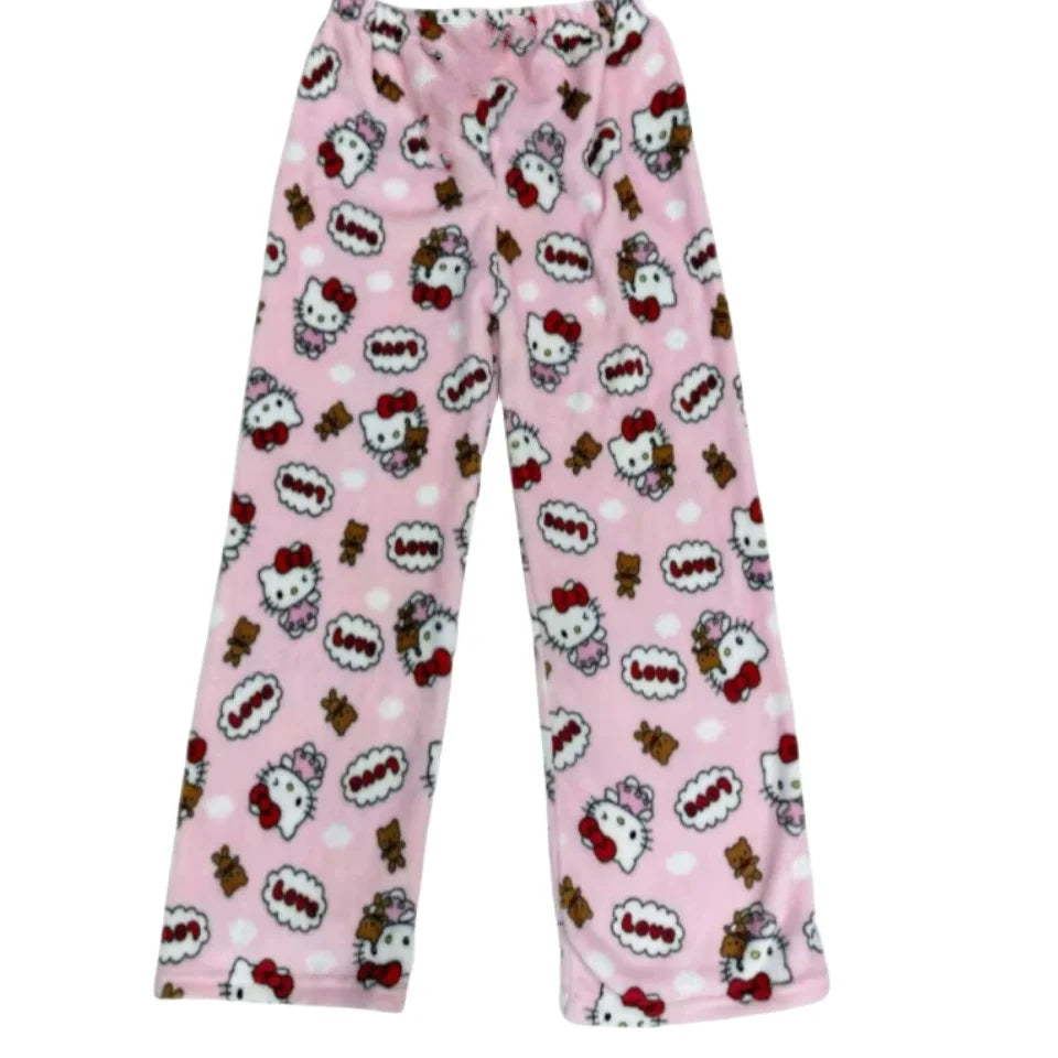 Hello Kitty Plush Pajama Pants