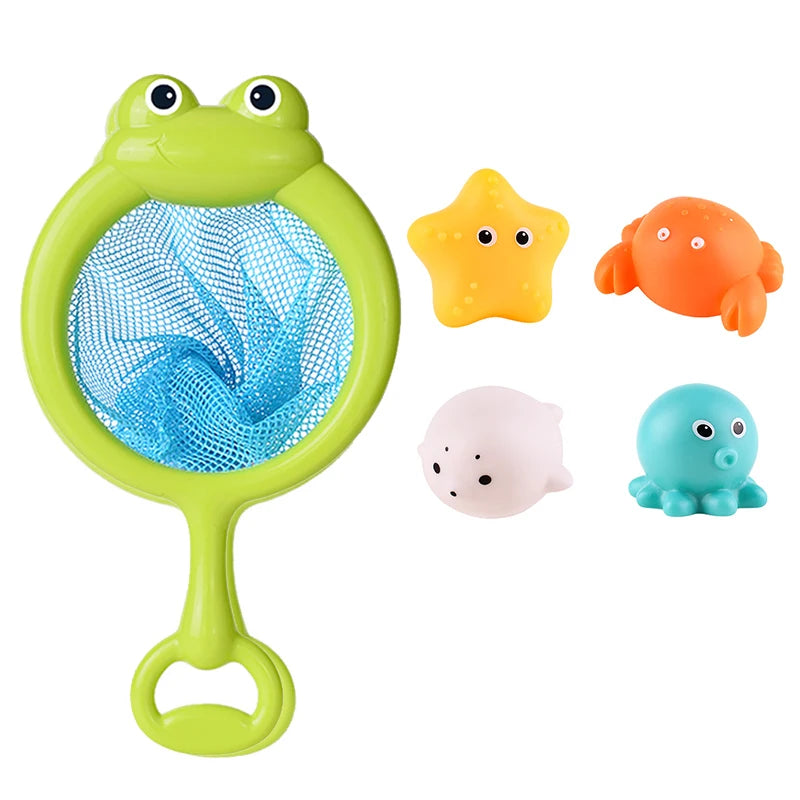 LED Light-Up Luminous Animal Bath Toy (1Pc)
