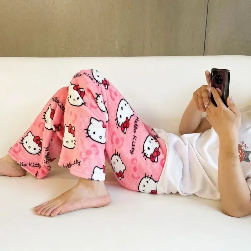 Hello Kitty Plush Pajama Pants