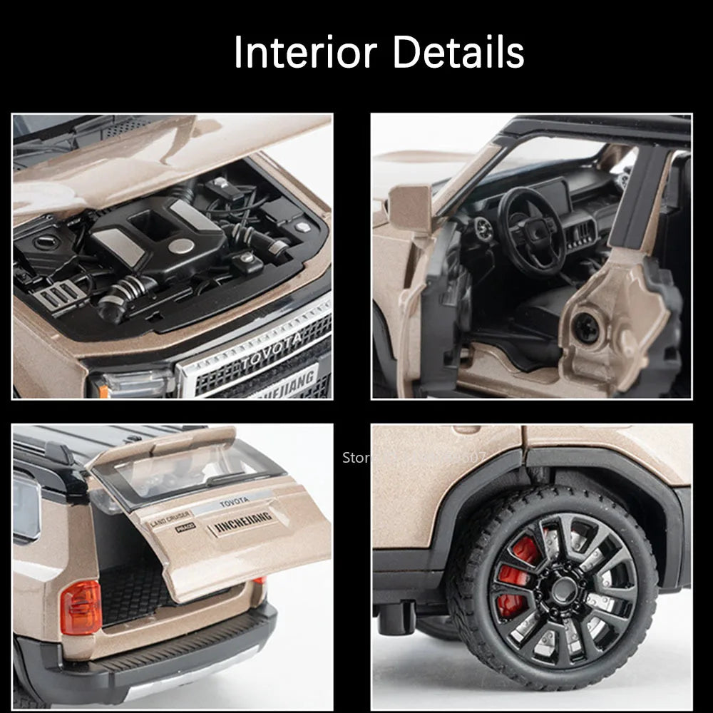 1:32 Prado SUV Car Model Toys
