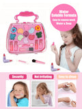 Princess Make Up Box – Washable Pretend Play Cosmetics Handbag Toy for Kids