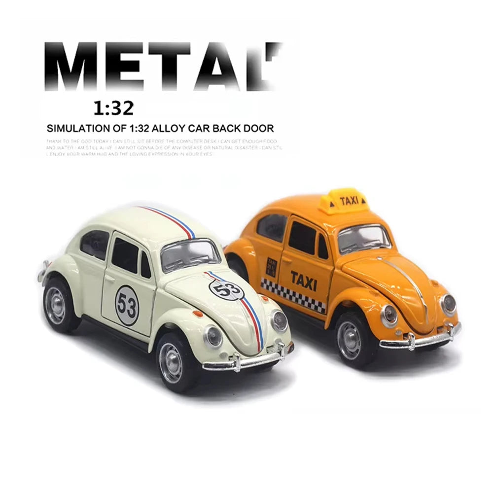 1:32 Vintage Die-Cast Racing Car – Classic Pull-Back Toy for Kids & Collectors