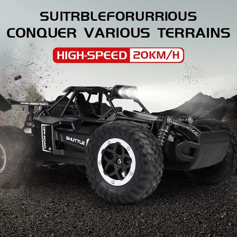 ZWN RC Off-Road Car – 1:16/1:20 2WD High-Speed Climbing Truck with LED