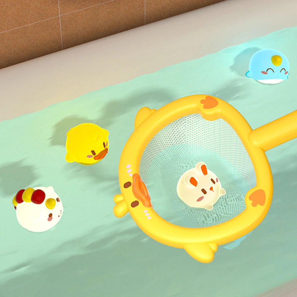 LED Light-Up Luminous Animal Bath Toy (1Pc)