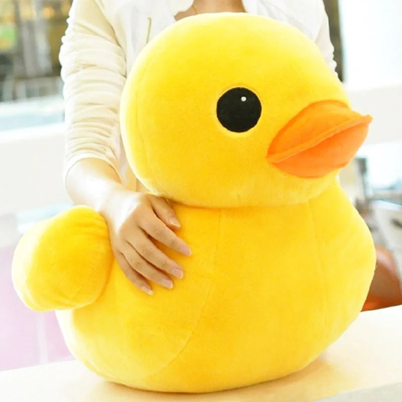 Kawaii Big Yellow Duck Mini Plush Doll – Cute Soft Stuffed Animal Toy for Kids