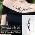 Heart Succubus Temporary Tattoo Sticker (1Pc)