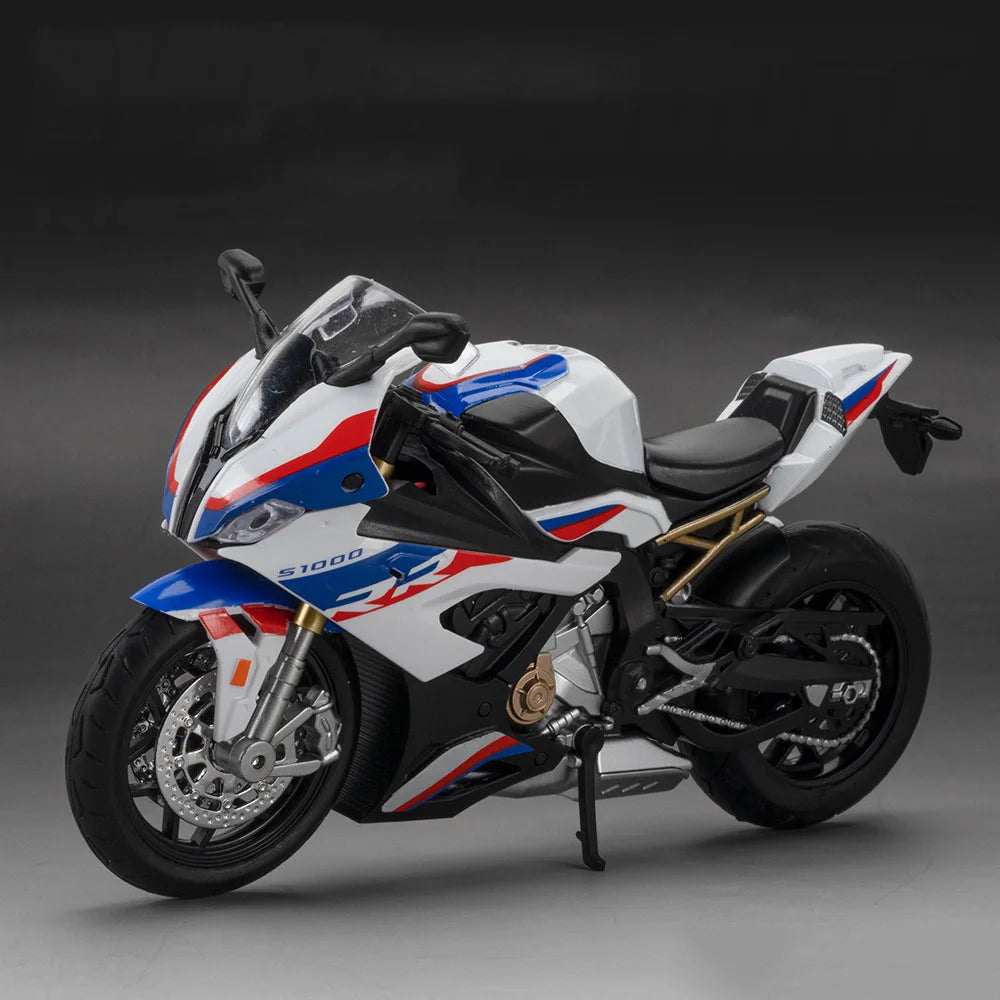 1:12 S1000RR Model Motorcycle – Kawazaki NINJA H2R Diecast Toy with Sound & Light