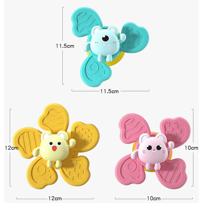 Baby Bath Toy Suction Cup Spinner (1Pc)