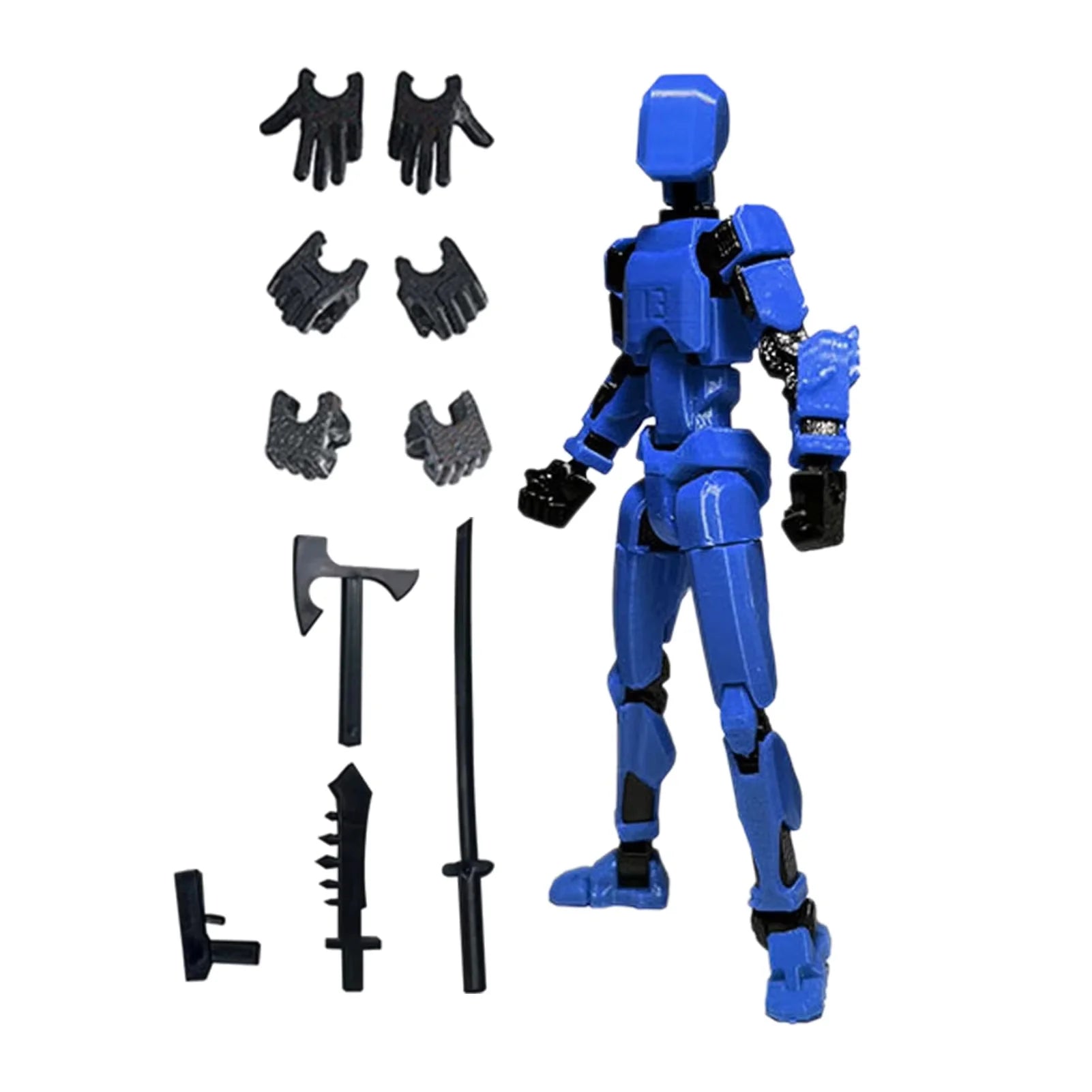 13-Joint Movable Articulated Figure – DIY 3D Action Dummy