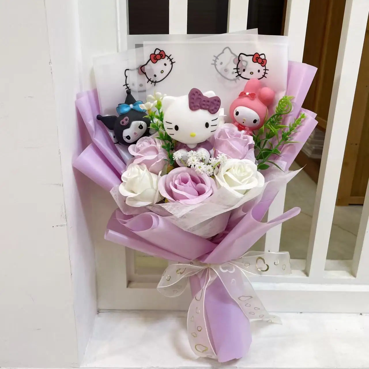 Kawaii Hello Kitty Plush Doll Bouquet – Creative Gift for Any Occasion