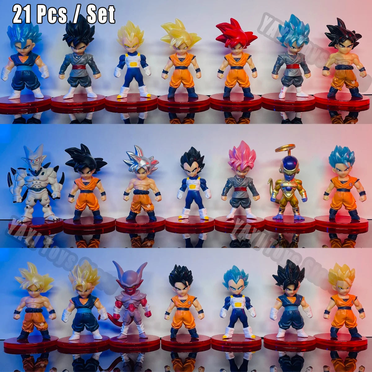 Dragon Ball Z Super Saiyan Action Figure Set – Goku, Vegeta & Friends