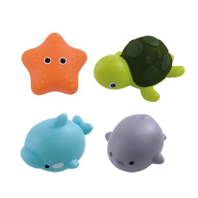 LED Light-Up Luminous Animal Bath Toy (1Pc)