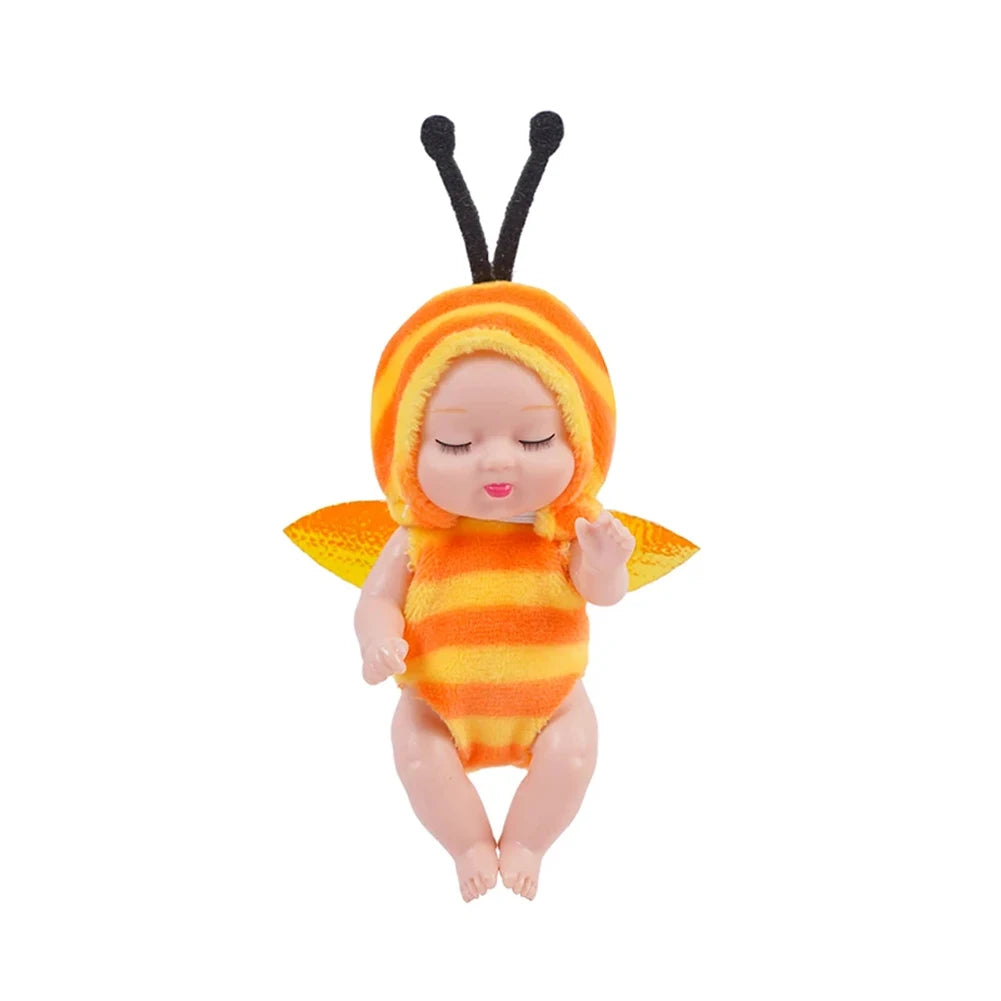 6Pcs Reborn Doll Kit – Mini Sleeping Princess Baby Dolls with Accessories
