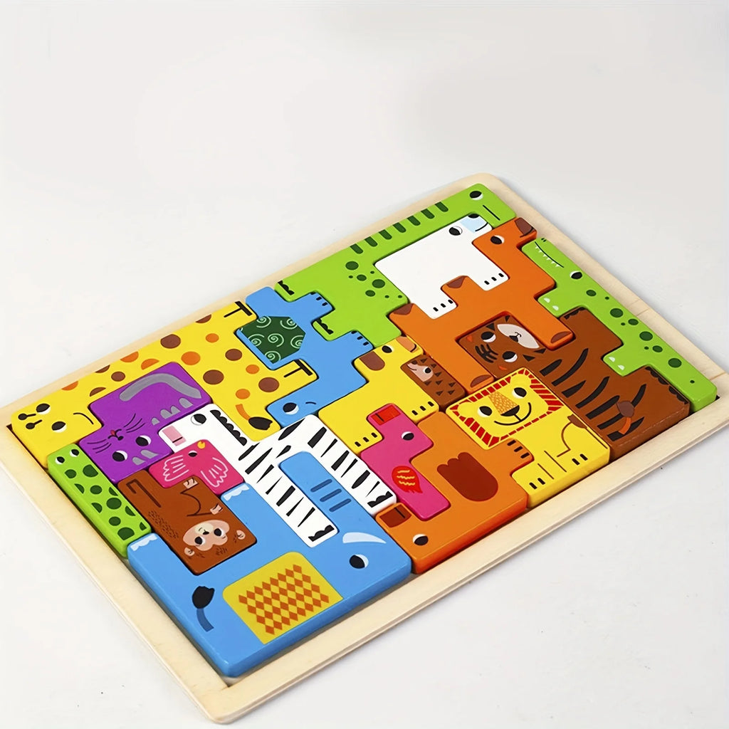 Kids Block Puzzle Set