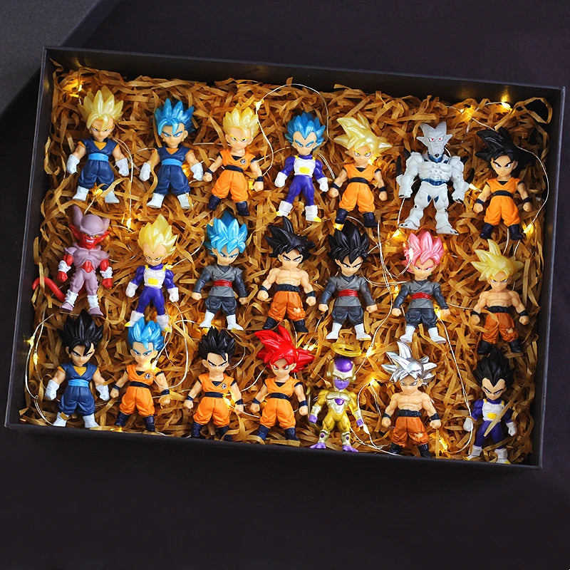 Dragon Ball Z Super Saiyan Action Figure Set – Goku, Vegeta & Friends
