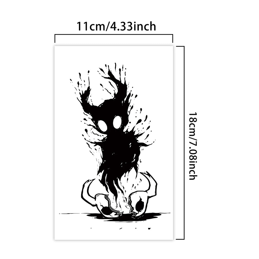 Monster Temporary Tattoo Sticker (1Pc)