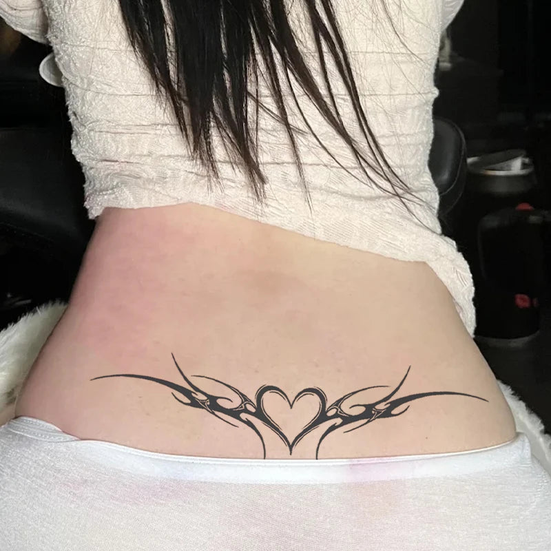 Heart Succubus Temporary Tattoo Sticker (1Pc)