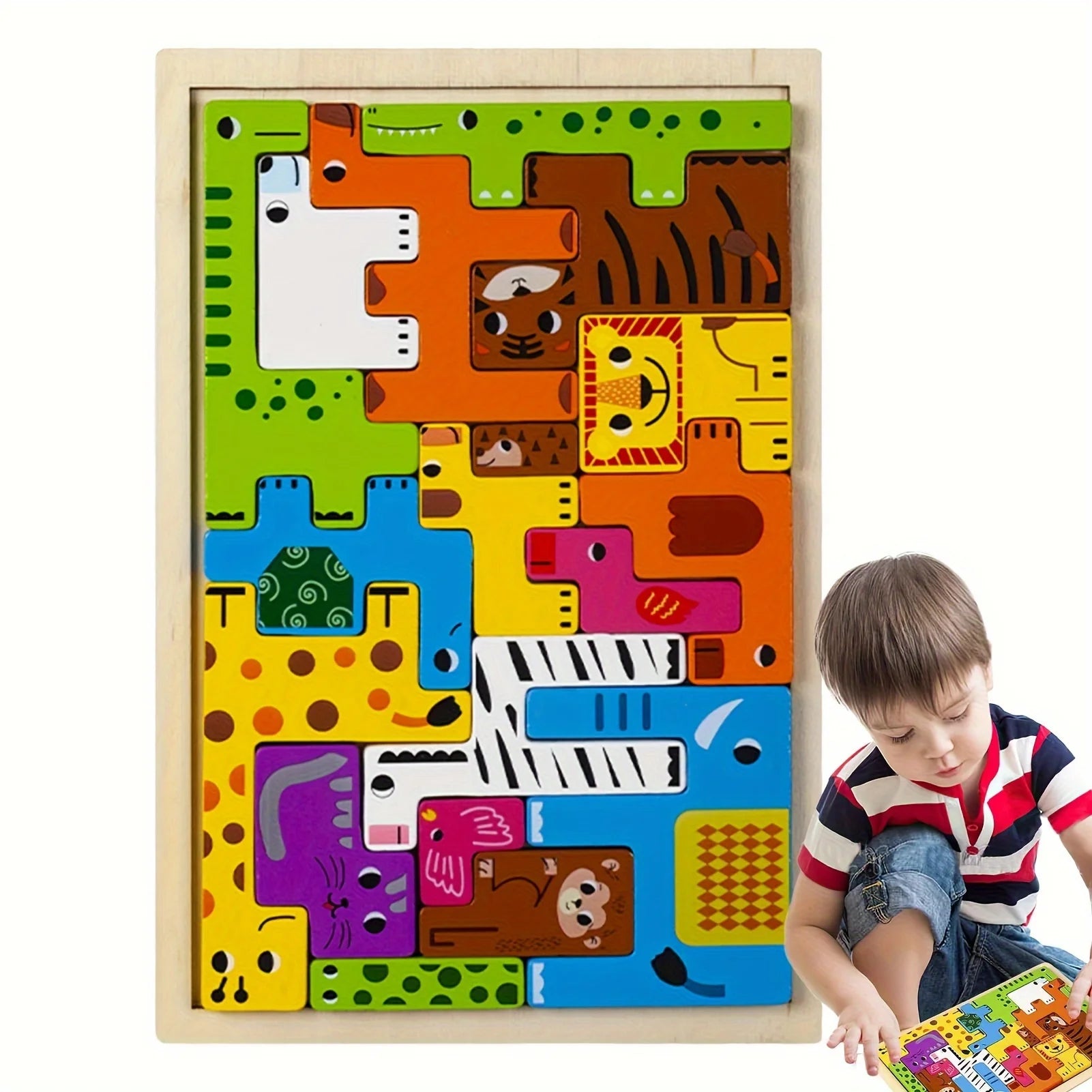 Kids Block Puzzle Set