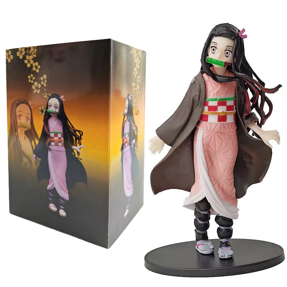 Demon Slayer Kimetsu no Yaiba PVC Action Figure Set – Tanjirou, Nezuko & Zenitsu