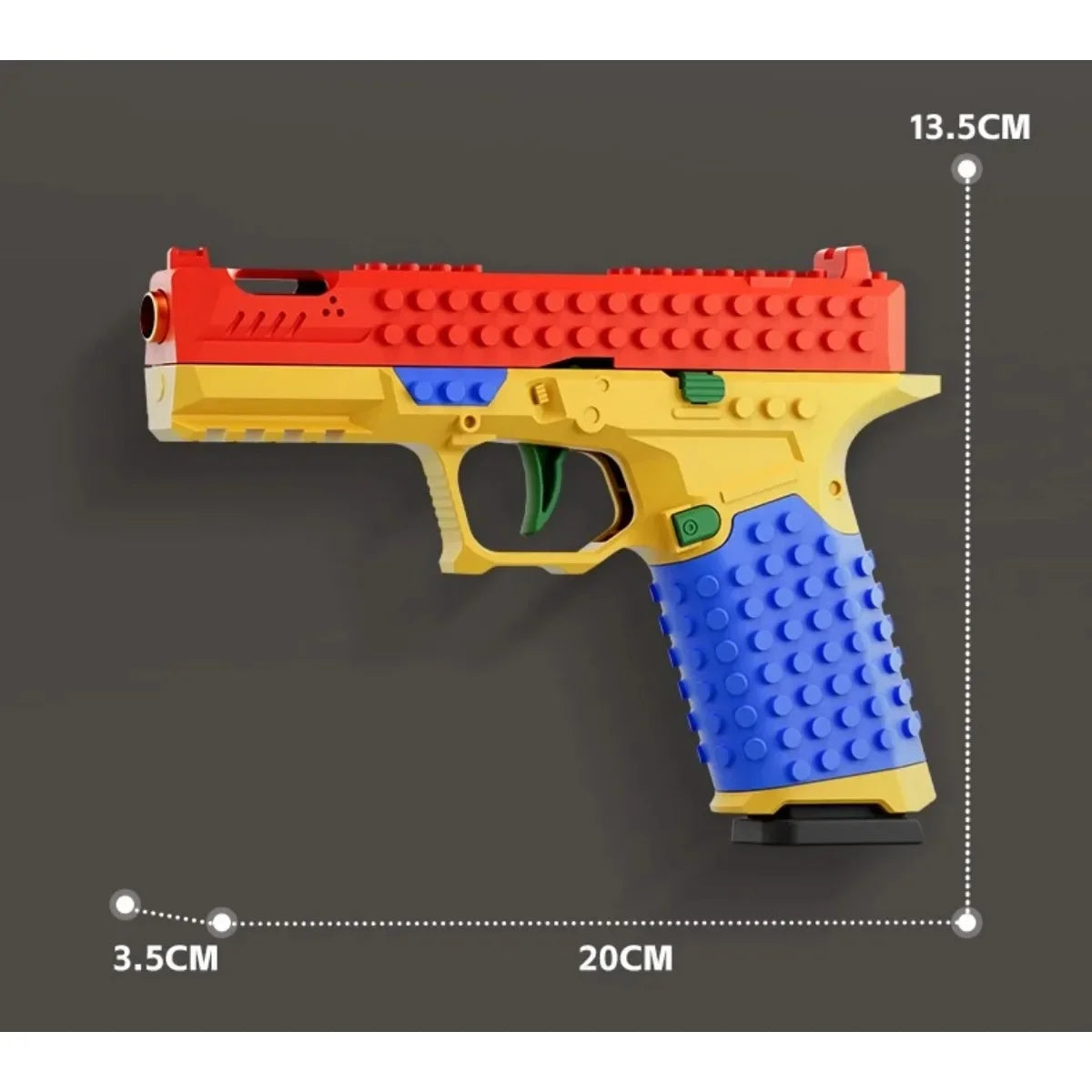 Hanging Block Toy Blaster – Shell Ejecting Action Fun