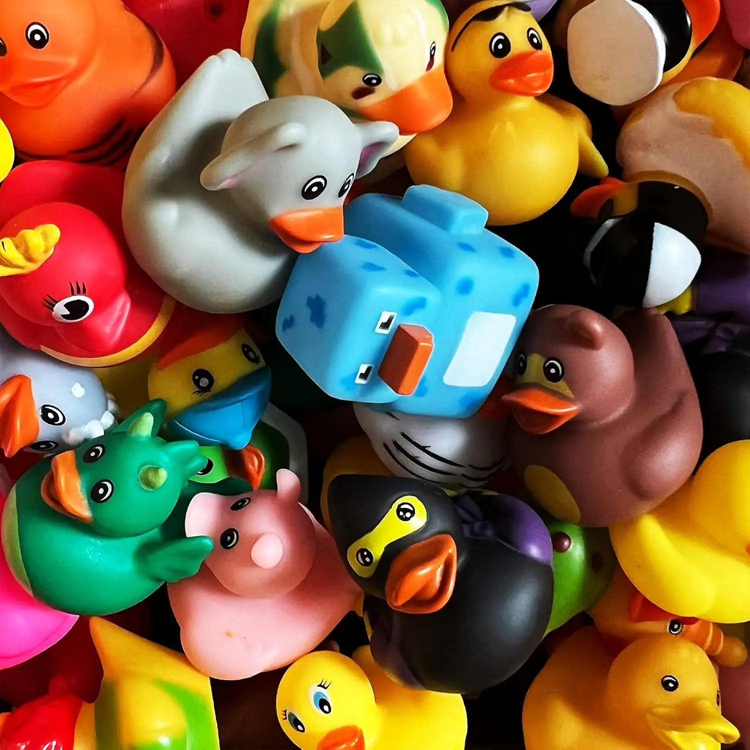Rubber Duck Bath Toy Assortment (10–100Pc)