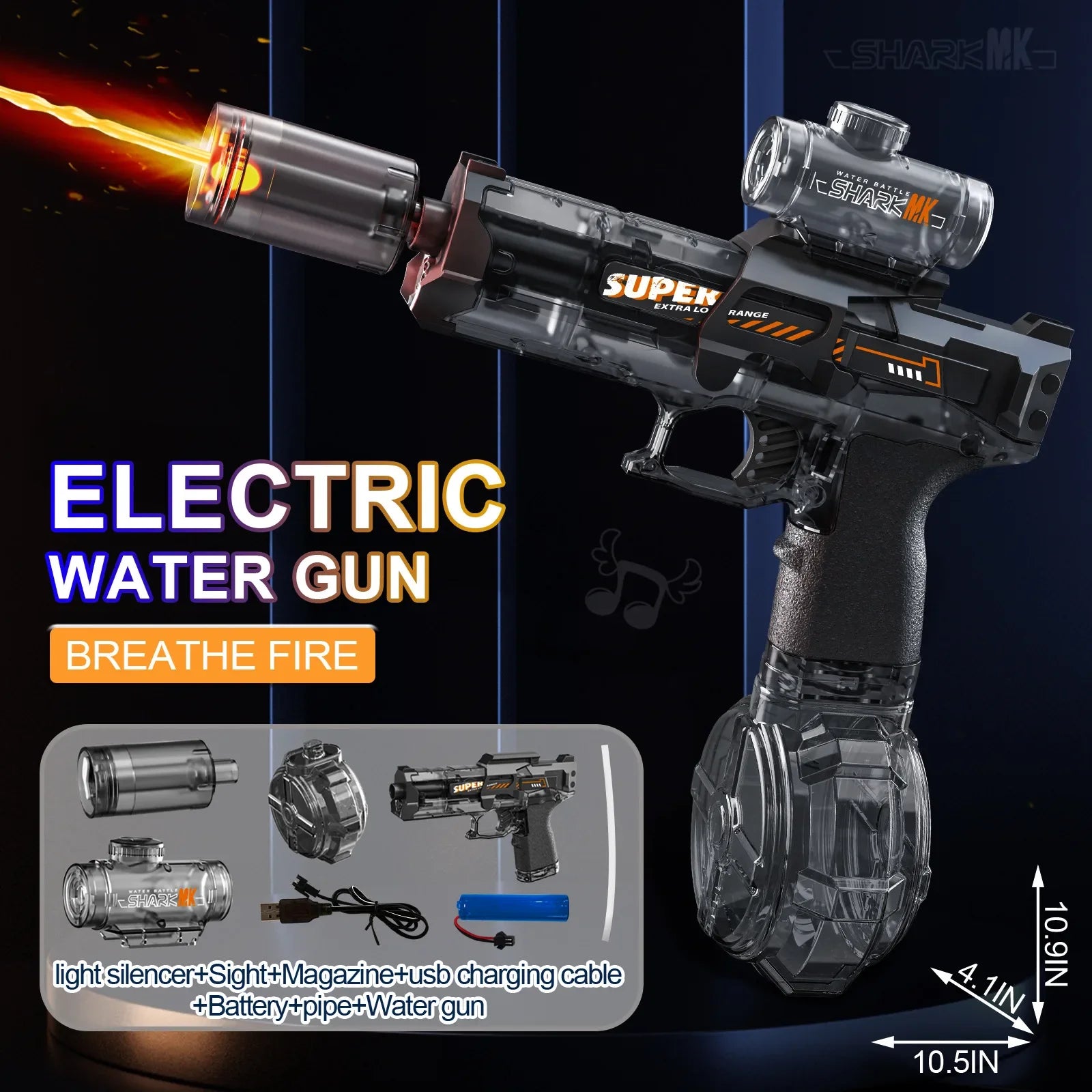 LED Electric Water Blaster – Light-Up Summer Action