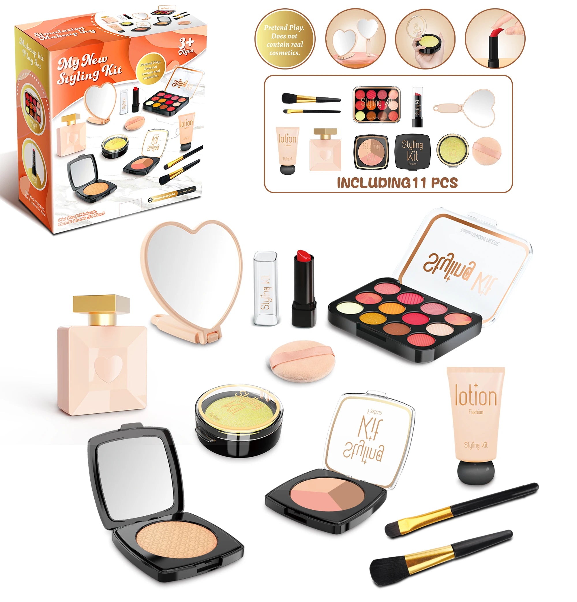 Play Makeup Toys – Simulated Cosmetics Set for Girls