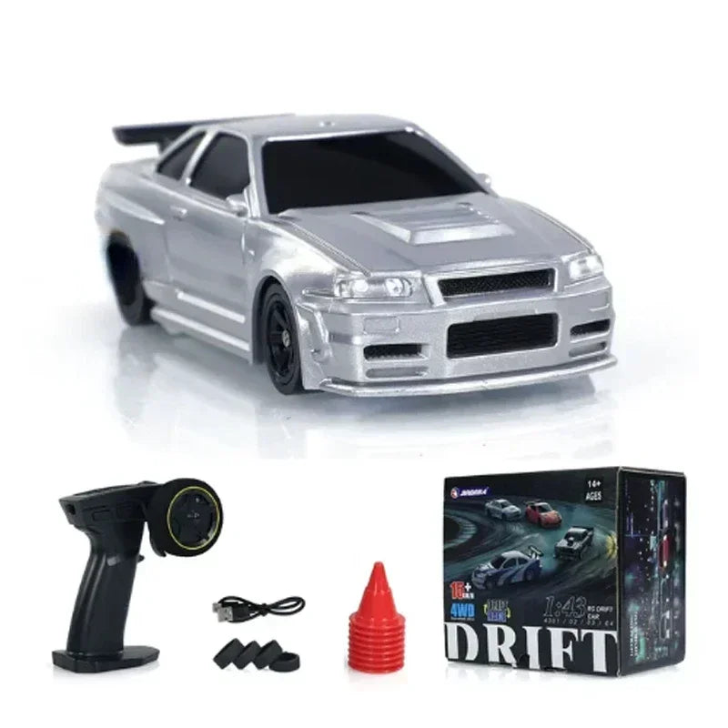 2.4G RC Drift Car 1/43 – 4WD High-Speed Mini Racing Remote Control Car