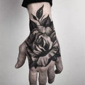Hand Flower Temporary Tattoo Sticker (1Pc)
