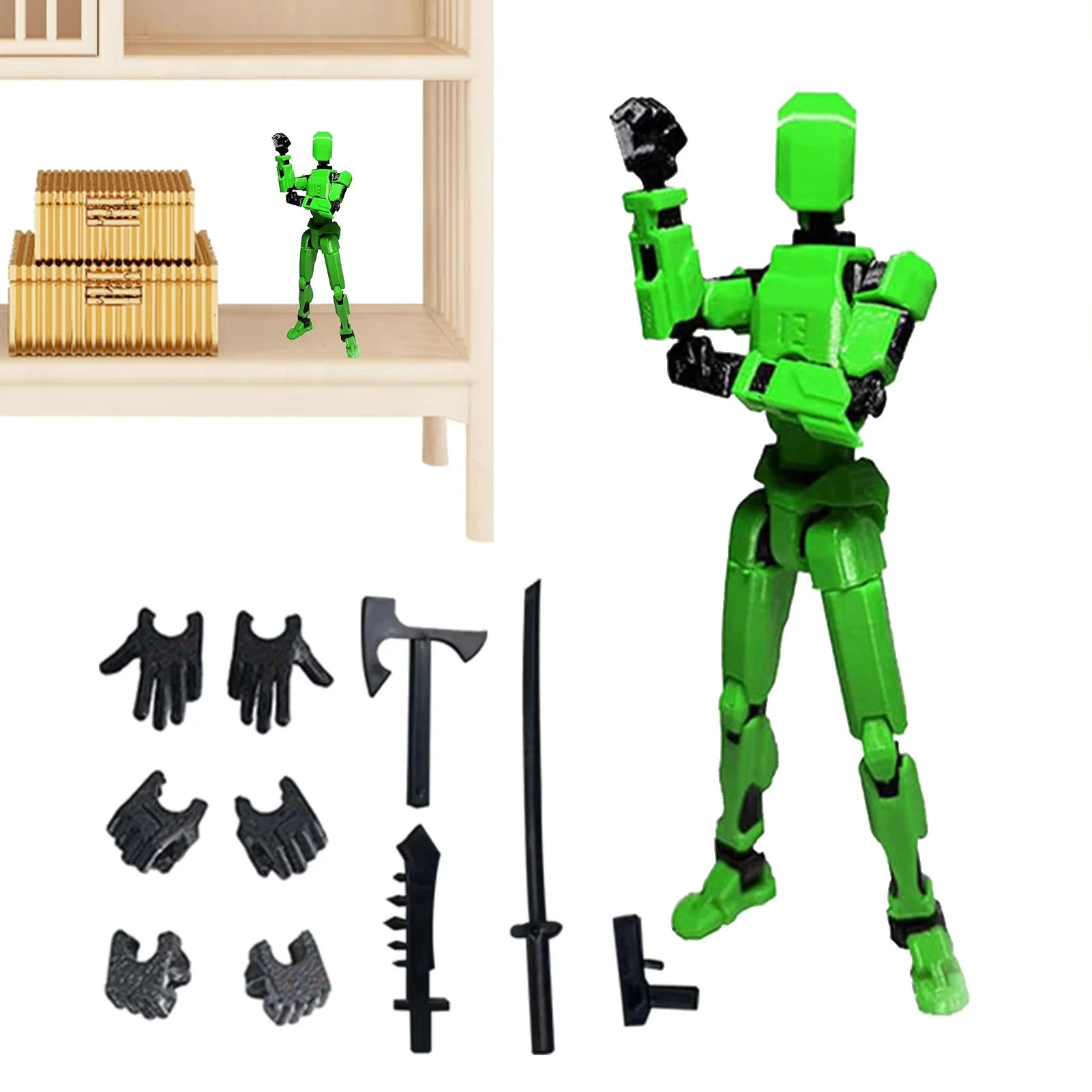 13-Joint Movable Articulated Figure – DIY 3D Action Dummy
