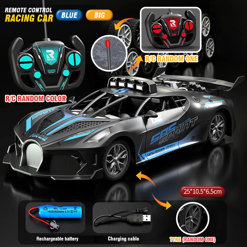 1/18 RC High-Speed Drift Sport Car – Remote Control Racing Vehicle