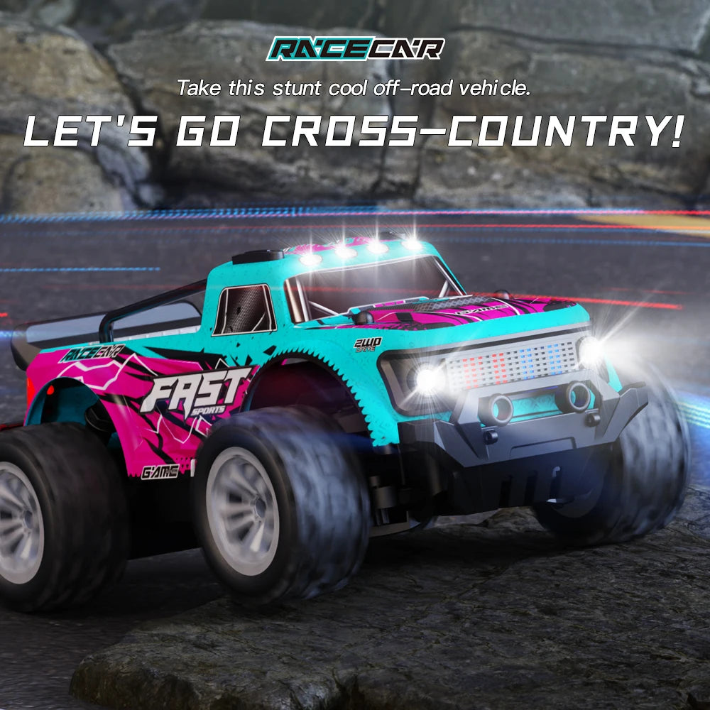 ZWN RC Off-Road Car – 1:16/1:20 2WD High-Speed Climbing Truck with LED