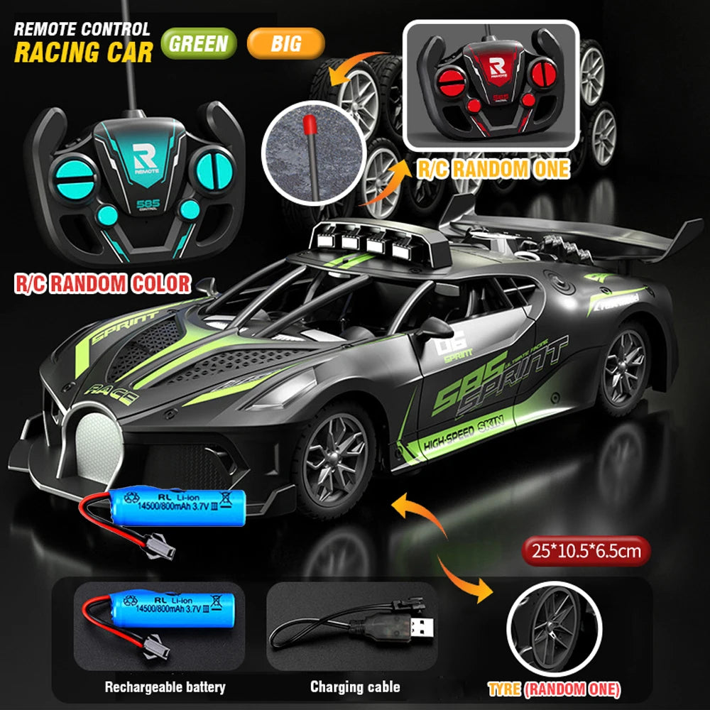 1/18 RC High-Speed Drift Sport Car – Remote Control Racing Vehicle