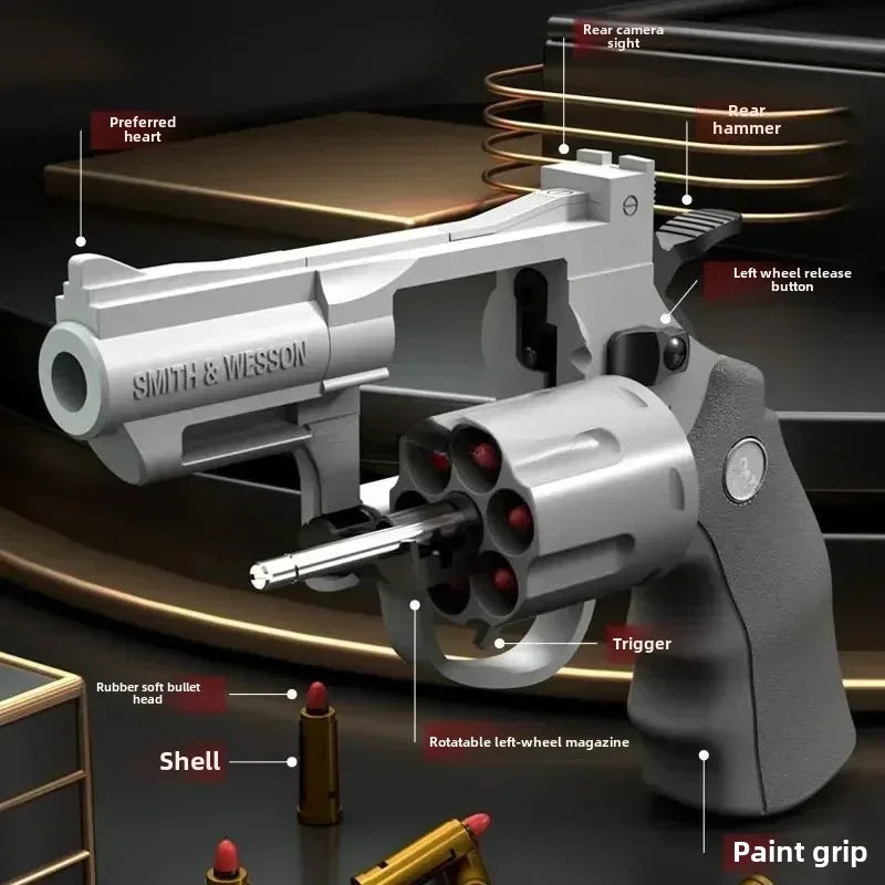 Rotating Soft Dart Toy Blaster