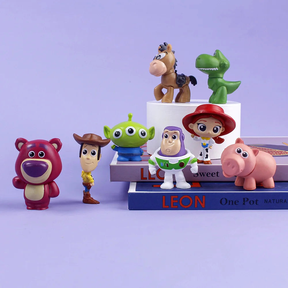 8-Piece Toy Story Action Figure Set – Anime & Cartoon Collectible Dolls