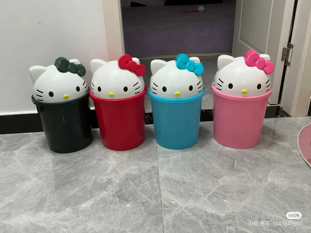 Cute Hello Kitty Trash Bin