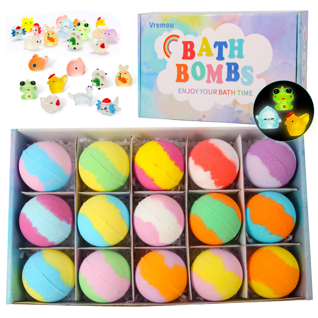 24-Pack Kids Surprise Bath Bombs