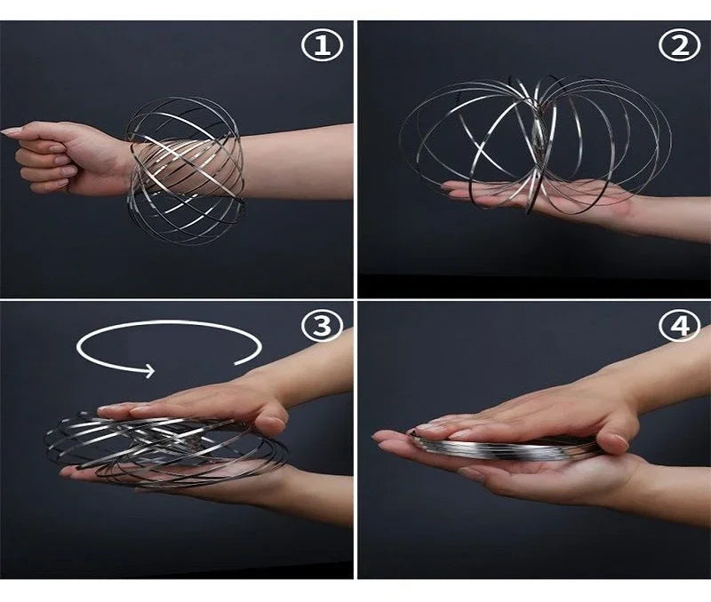 Kinetic Flow Magic Ring